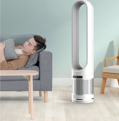 Seidenbildschirmdruck 50 Zoll Luftreiniger Kühlung Elektrischer klingenloser Ventilator mit Fernbedienung