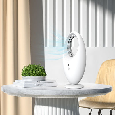 Portabler elektrischer Schreibtischventilator Wiederaufladbarer Mini-USB-Bladeless-Tischventilator ABS-PC-Towerventilator