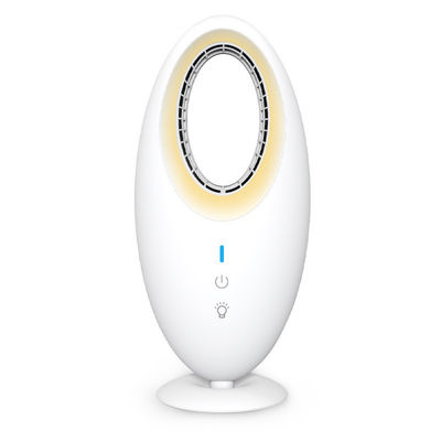Portabler elektrischer Schreibtischventilator Wiederaufladbarer Mini-USB-Bladeless-Tischventilator ABS-PC-Towerventilator