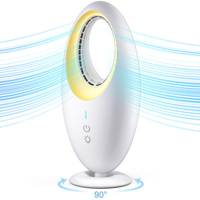 Portabler elektrischer Schreibtischventilator Wiederaufladbarer Mini-USB-Bladeless-Tischventilator ABS-PC-Towerventilator