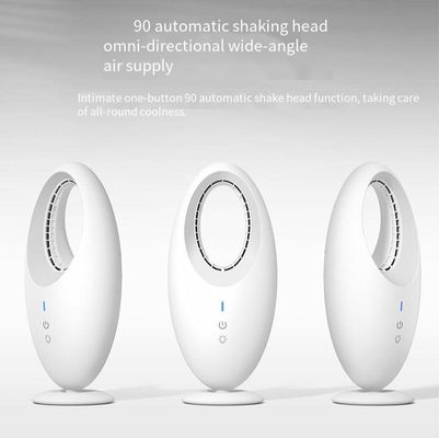 Portabler elektrischer Schreibtischventilator Wiederaufladbarer Mini-USB-Bladeless-Tischventilator ABS-PC-Towerventilator