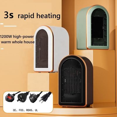 Batteriebetrieb 1200W PTC Mini-Portable-Raum Elektrische Lüfterheizung Schnelle Winterheizung