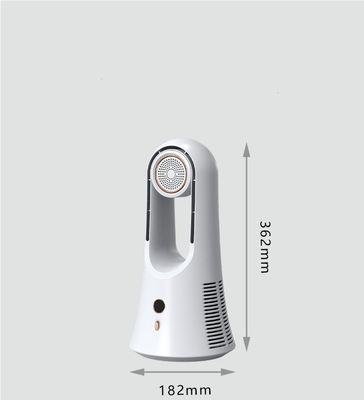 Englisch Betriebssprache USB-betriebener Desktopventilator Großer Wind Aromatherapie Blätterloser Ventilator