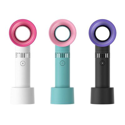 Tragbare ABS PC Mini USB-Ladegerät Handheld Blattloser Ventilator für Desktop Wimpernblasen