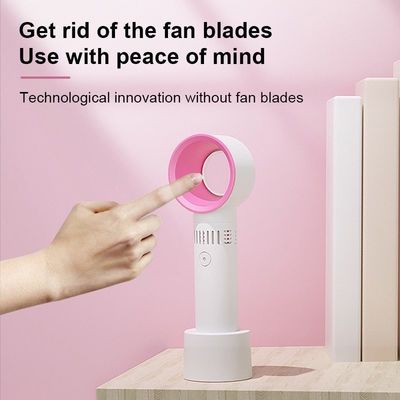 Tragbare ABS PC Mini USB-Ladegerät Handheld Blattloser Ventilator für Desktop Wimpernblasen