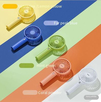 1200mAh USB-Ventilator Mini Wiederaufladbarer Handventilator mit Telefonhalter