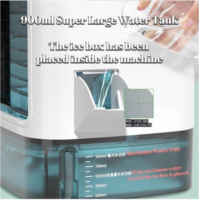 Mini-Klimaanlage-Ventilator Haushalt Portable USB Elektroventilator 5V12W Nettogewicht 800g