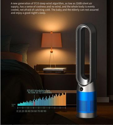 Smart 3 in 1 Turmventilator Fußbodenventilator mit Kühl- und Heizfunktionen und Fernbedienung