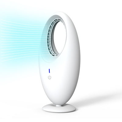 Elektrischer Ventilator leise automatische Mini-Ladung 2-in-1 Desktop Bladeless Ventilator mit Licht
