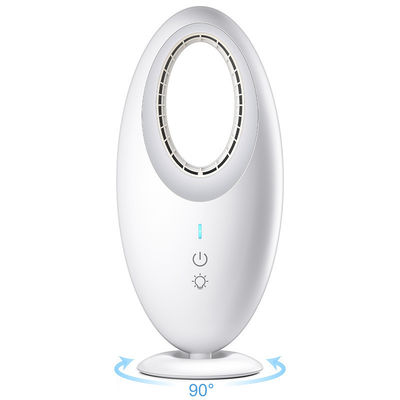 Elektrischer Ventilator leise automatische Mini-Ladung 2-in-1 Desktop Bladeless Ventilator mit Licht