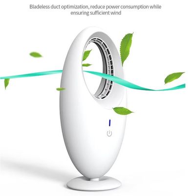 Wiederaufladbarer USB-Elektroventilator Smart Cooling Bladeless Desk Fan für Garage und Zuhause