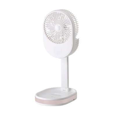 Logo kundenspezifischer kleiner tragbarer Klappventilator zum Laden von Desktops im Außenbereich