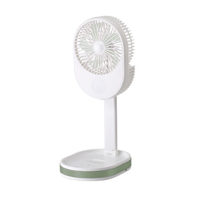 Logo kundenspezifischer kleiner tragbarer Klappventilator zum Laden von Desktops im Außenbereich
