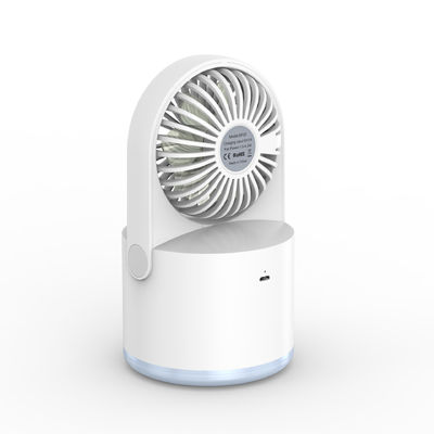 3 Geschwindigkeitsanpassung USB-Ladung Leise Desktop Kleiner Ventilator mit Spray-Mini-Feuchtigmacher
