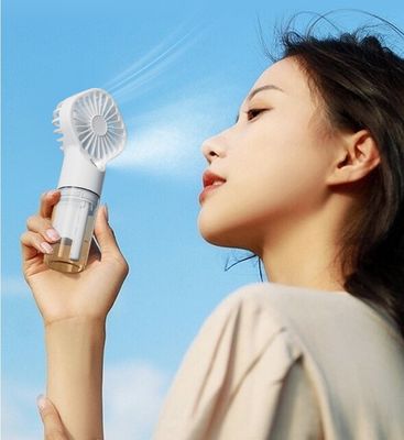 Portable Mini Handheld Ventilator 4 Geschwindigkeitseinstellungen Wiederaufladbar und 2-8 Stunden Arbeitszeit