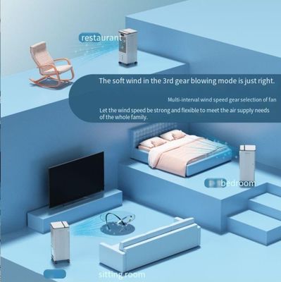 Portable 3 in 1 Elektrische Kühlventilator Luft Smart Luftreiniger Ventilator mit Wasserluftkühler
