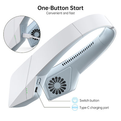 USB-Wiederaufladbarer Halsventilator mit 18650-Batterie 1800mAh und bladeless Design