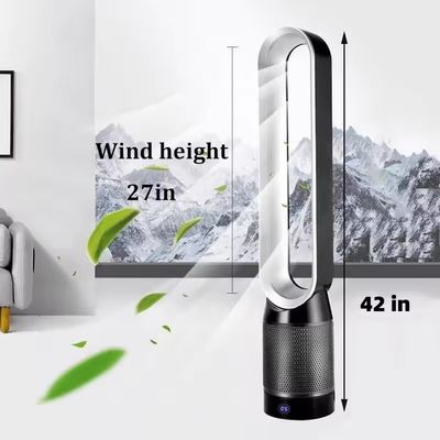 42 Zoll leise Turmventilator mit Fernbedienung und Hepa-Luftreiniger