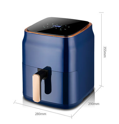 Elektrische Tieffritter Heißluftfritter 6L Smart Touch Screen