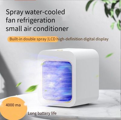 16*13*14.5cm 4000mAh Wiederaufladbare Mini-Klimaanlage Ventilator Portable Schreibtisch Kühlventilator