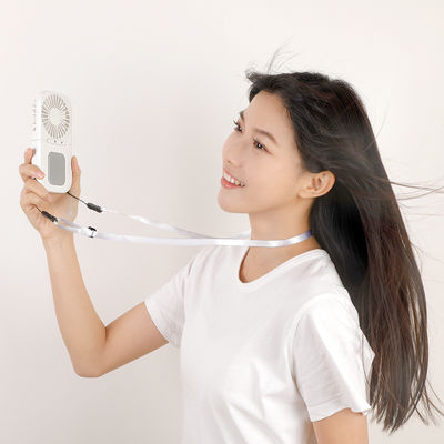 2000mAh USB-Wiederaufladbare Handventilator für tragbare Luftkühlung und Nacken-Wearable-Design