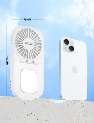 2000mAh USB-Wiederaufladbare Handventilator für tragbare Luftkühlung und Nacken-Wearable-Design