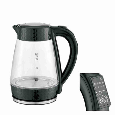 Kabellose elektrische Wasserkocher 220V elektrische Glas mechanische OEM Teekannen