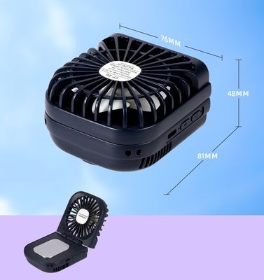 3.7V Kaltkompressor Handheld Klappventilator Portable Tisch Miniventilator für Hals Kühlung Geschenk