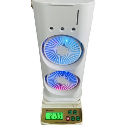Doppelkopf-Sprühventilator Luftbefeuchter Kühlraum-Klimaanlage für Desktop-Kühlung