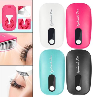 Handheld USB Wiederaufladbare Wimperntrockner Ventilator für das schnelle Trocknen von Wimpernverlängerung Klebstoff