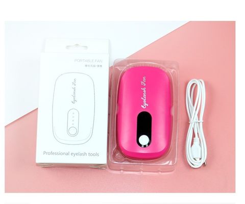 Handheld USB Wiederaufladbare Wimperntrockner Ventilator für das schnelle Trocknen von Wimpernverlängerung Klebstoff