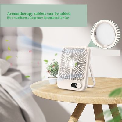 Portable Mini Kühlventilator für Büro Zuhause Wiederaufladbarer kleiner Klapptisch