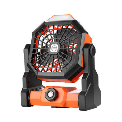 6-Zoll-Portable Outdoor Wiederaufladbare Deckenventilator mit LED-Licht und KEINE Fernbedienung