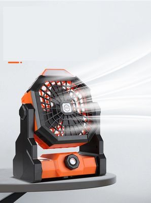Sommer-Portable Outdoor Wiederaufladbare Batterie-Campingventilator mit LED-Licht
