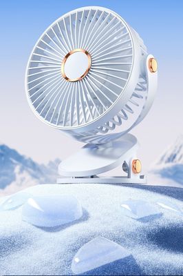 USB-Wiederaufladbare 6 Zoll tragbare Ventilatoren mit Nachtlicht 720 Drehbare persönliche Clip-Ventilator für das Home Office