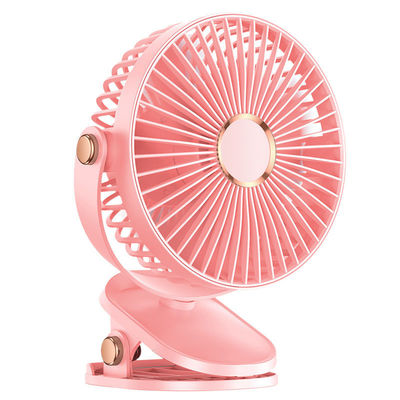 USB-Wiederaufladbare 6 Zoll tragbare Ventilatoren mit Nachtlicht 720 Drehbare persönliche Clip-Ventilator für das Home Office