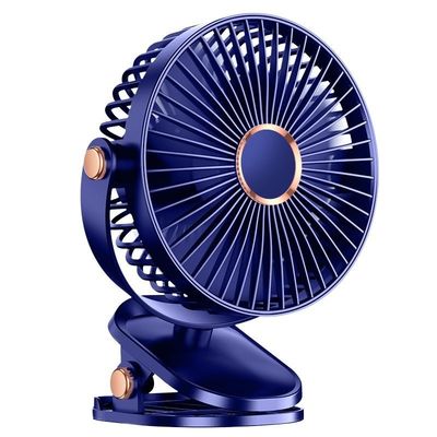 USB-Wiederaufladbare 6 Zoll tragbare Ventilatoren mit Nachtlicht 720 Drehbare persönliche Clip-Ventilator für das Home Office