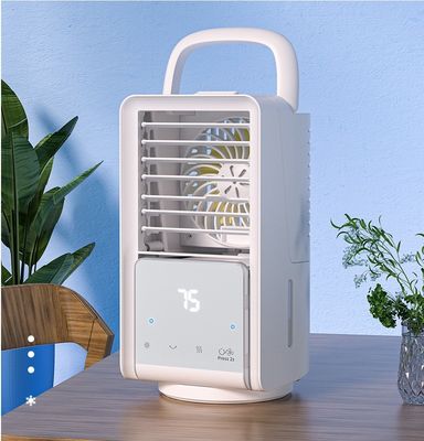USB-Wasserkühlventilator Kleiner Tischluftkühler mit 3 Windmodi Niedrig/Mittel/Hoch 14*14*26cm