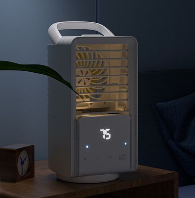 Tragbare wiederaufladbare Kühlluftkühlgerät Ruhiger Schreibtischkühlventilator für das Büro im Innenbereich