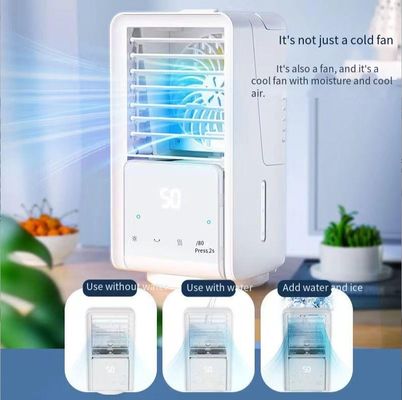 Seidenbildschirmdruck Mini Personal Space Air Cooler mit 700 ml Wasserbehälter und USB-Strom