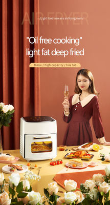 NO App-gesteuerte 1400 Watt Edelstahl Luftbrenner Toaster Ofen mit sichtbarem Fenster