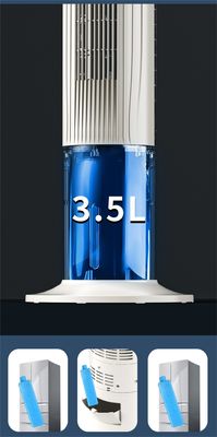 Tragbare Kühlturm Lüfter TUYA Steuerung Doppelschicht Design 33*33*120cm Abmessungen