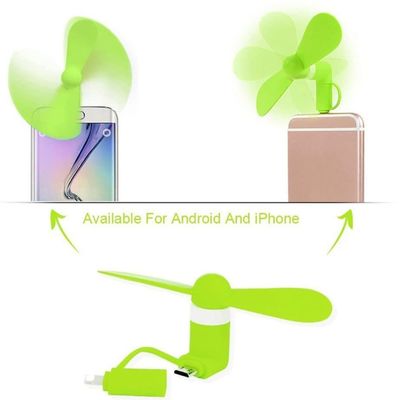 Klappbare tragbare Handyventilator TPE ABS Material 2 in 1 für iPhone Android
