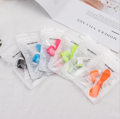 Personalisiertes Logo Mobiltelefon Portable 3 In 1 USB Typ C Fastenkühlung Mini-Ventilator für 15g