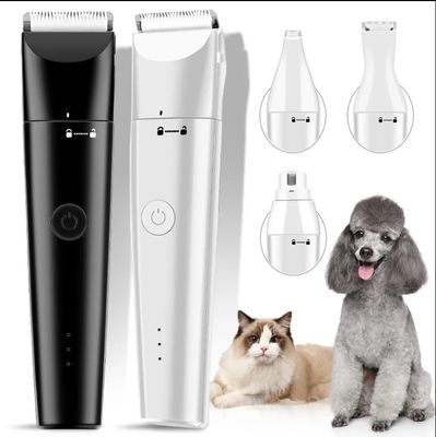 20*10*6,2cm 4 in 1 USB Wiederaufladbare elektrische Haustierpflege für Hunde und Katzen Trimmer
