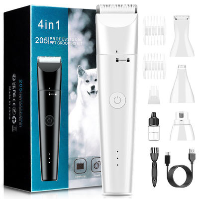 20*10*6,2cm 4 in 1 USB Wiederaufladbare elektrische Haustierpflege für Hunde und Katzen Trimmer