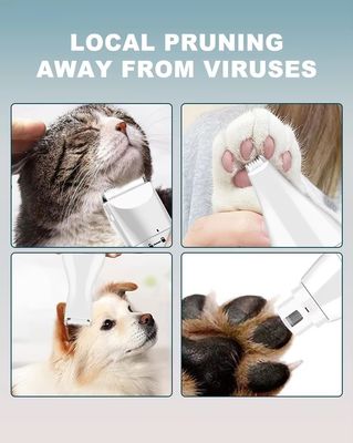 20*10*6,2cm 4 in 1 USB Wiederaufladbare elektrische Haustierpflege für Hunde und Katzen Trimmer