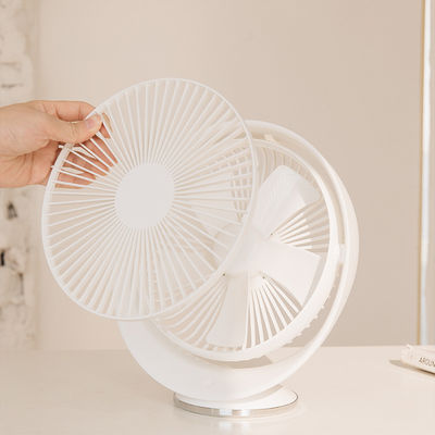 360-Grad-drehbares USB-Ladebett Mode Kühltischventilator mit 5 Drehbögen