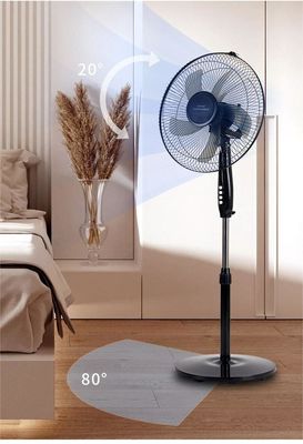 43*43*110CM ABS Kunststoff 16 Zoll elektrischer vertikaler Ventilator für Luftkühlung und Lüftung
