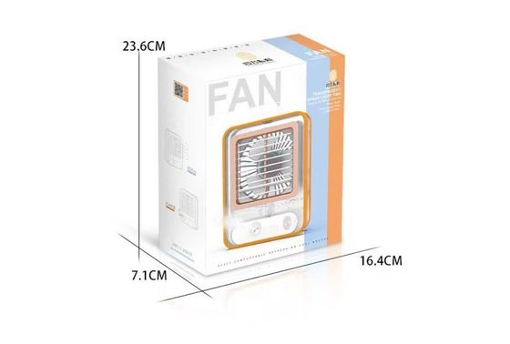 Mini-Nachlichtventilator USB-Ladung Luftkühlventilator mit Sprühfunktion und 420g Gewicht